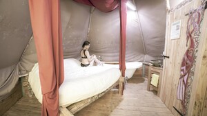 Lodge Venezia - 18m² - Barok, romantisch met zijn badkuip met ontbijt inbegrepen.