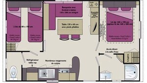 Loggia Confort 32m² - Klimaanlage + TV