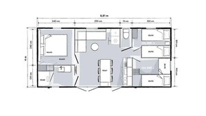 Cottage NEROLI 33m² (3 slaapkamers)