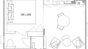 Cottage JASMIN + jacuzzi 21m² (1 bedroom)