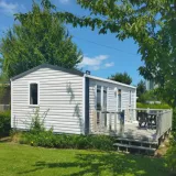 Mobilheim Confort 26m² (2 Zimmer) + TV + Terrasse + Grill