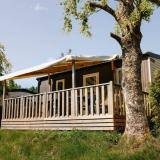 Stacaravan uitzondering vijverzicht - 2 slaapkamers