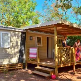 Stacaravan met airconditioning 2 slaapkamers + TV - by Maeva