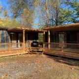 Chalet Portland Premium 70m² - 5 slaapkamers (2+3) + TV + LV + Half-schaduwrijk terras