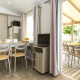 Mobile-home Standard 40m² - 4 Slaapkamers  - TV - Afwasmachine
