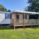 Stacaravan Confort 28m² - 2 kamers - Overdekt terras - TV - vaatwasser