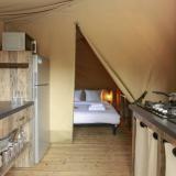 Tent Lodge Confort 34m² (2 slaapkamers) - met (eigen) sanitair