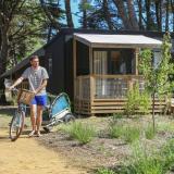 Premium Mobilheim 34m² (2 Schlafzimmer ) + Terrasse + TV + Bettwäsche und Handtücher - 7 nachten