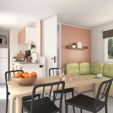 Stacaravan Confort TV PLUS 3 slaapkamers | CONFORT - 30m² - overdekt terras - TV - plancha