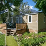 Mobilhome Belledonne Premium 32 m² - 3 slaapkamers + onoverdekt terras + plancha + vaatwasser -