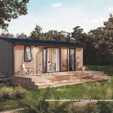 Lodge Ô - woonkamerzijde : 2 slaapkamers + overdekt terras + tv - 30 m² / 2026