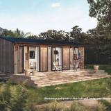 Lodge Ô – Keukenzijde: 2 slaapkamers + Overdekt terras + TV (32 m²/2026)