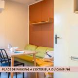 Stacaravan met airconditioning 1 slaapkamer + TV