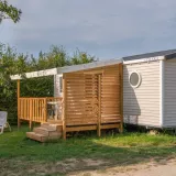 Stacaravan Comfort met airconditioning 2 slaapkamers + TV