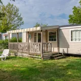 Stacaravan Comfort met airconditioning 3 slaapkamers + TV