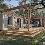 Mobil-home double Riala avec bain nordique (Gamme Exclusive) - Dimanche/Dimanche -