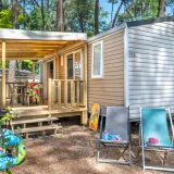 Comfort Air-Conditioned 2-Bedroom Mobile Home | COMFORT AIR-CONDITIONED - 26 m² - Air conditioning - TV - griddle - covered patio