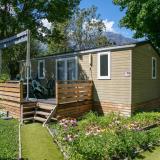 Stacaravan Belledonne Comfort 32 m² - 3 slaapkamers + onoverdekt terras + plancha -