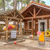 Houten chalet voor 4/5 personen