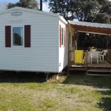 Mobilheim Confort HOLIDAY 25m² (2 Zimmer) Überdachte Terrasse  + TV