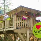 La Cabane du Voyage - Hut op palen 1 kamer 24m² + Terras 16m²