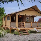 Op palen Lodge Confort 34m² (2 kamers) Overdekt terras 10m²