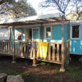 Mobilheim Confort TRIBU  32m² Klimaanlage (3 Zimmer - Überdachte Terrasse ) INCLUDED TV