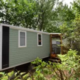 Stacaravan met 3 slaapkamers, airconditioning + tv