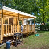 Stacaravan Confort TV 3sk | CONFORT - 30m² - overdekt terras - TV - plancha